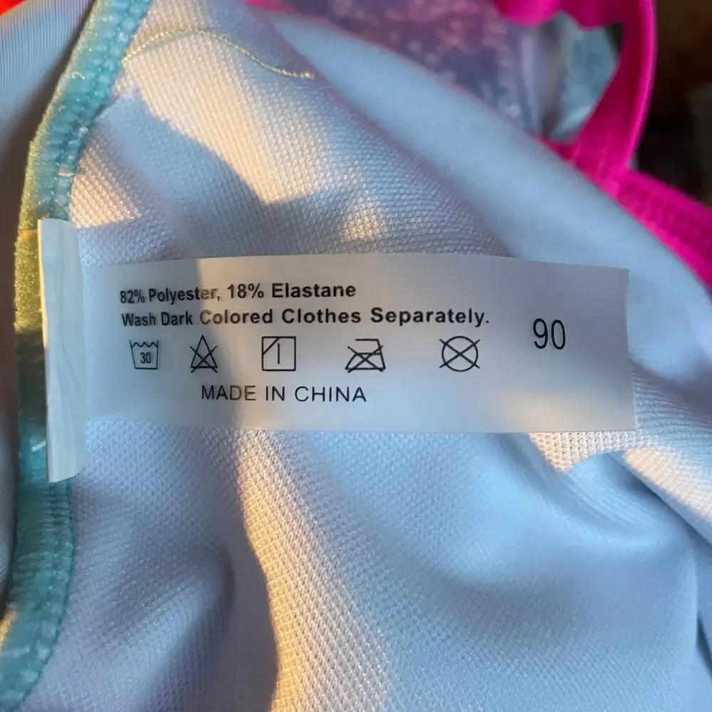 Shein Watermelon Print One Piece Swimsuit Sz (90) 24 months